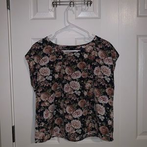 Floral crop top